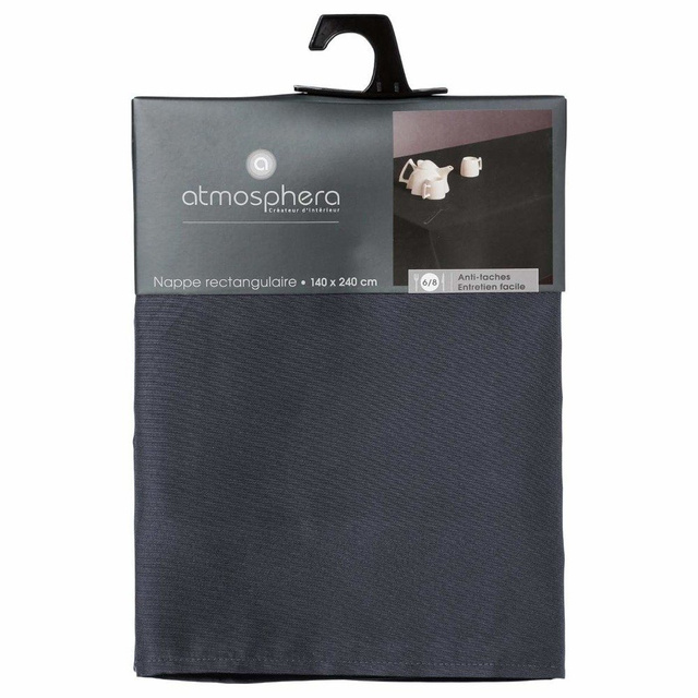 Față de masă impermeabilă dreptunghiulară, decor practic pentru masă