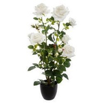Flori artificiale in ghiveci ROSE SHBROTH, 74 cm