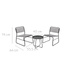 Set mobilier metalic de gradina, RATTAN