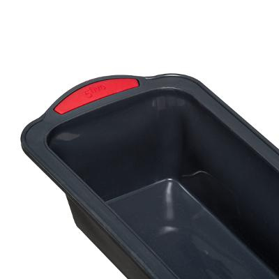 Tava din silicon pentru copt, Negru, 26 x 10 cm