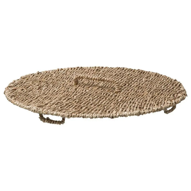 Coș de rufe de iarbă de mare, 38 cm, cartuș de bumbac