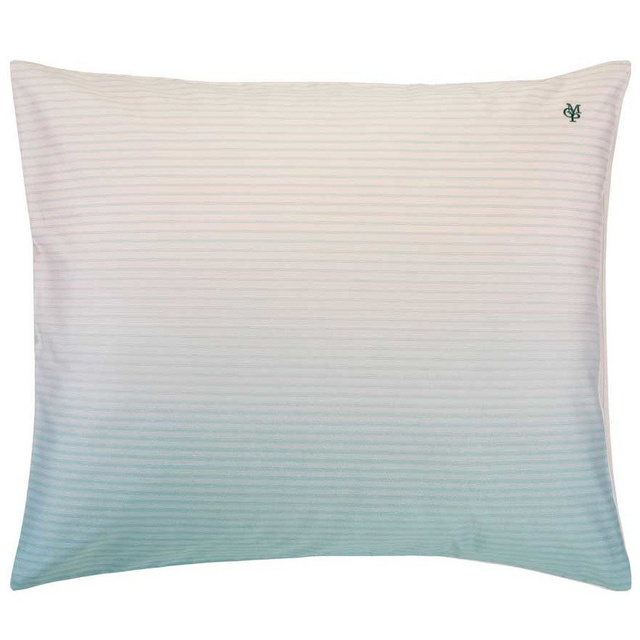 Husă de pernă din bumbac LALANI, cu față satinat - 60 x 70 cm, Aqua, Marc O'Polo