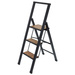 Scara pliabilă, 3 trepte, WENKO, neagră