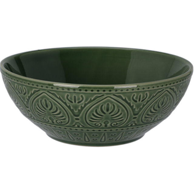 Vas din ceramică cu model canelat, 1060 ml