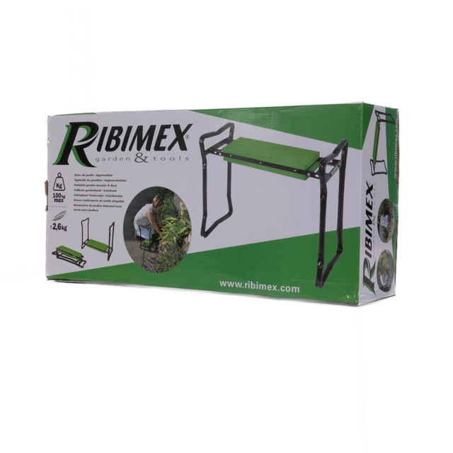 Banca de gradina cu protectie pentru genunchi RIBIMEX, 13 x 60 x 28 cm