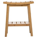 Taburet din bambus cu raft pentru accesorii