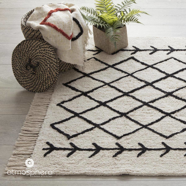 Covor 120x170 cm, DELHI cu franjuri