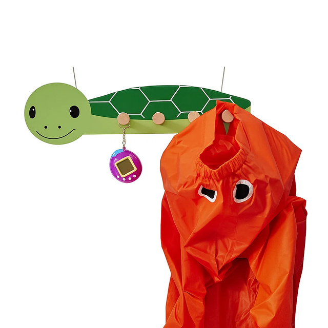 Umeraș pentru camera copiilor MINI ZOO, 35,5 x 6,5 x 10 cm, broască țestoasă