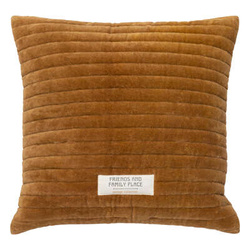 Pernă matlasată Coral portocaliu 45 x 45 cm