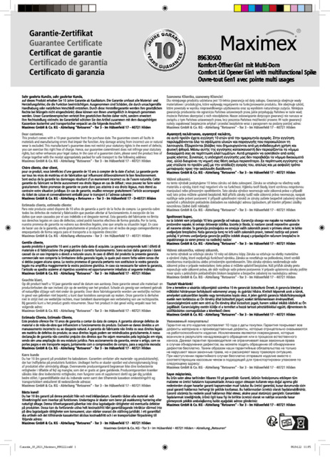 Desfacator multifunctional 6 in 1 COMFORT