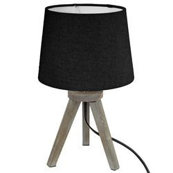 Veioza MINI NOIR, picioare din lemn, 30 cm