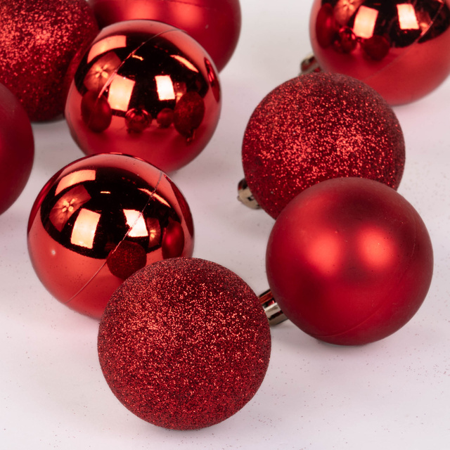 Set globuri de Craciun, Ø 5 cm, 16 bucati