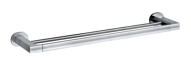 Suport prosop dublu MARIBOR, 60 cm, instalare fara gaurire UV-Loc, WENKO