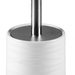 Recipient ceramic pentru perie WHITE + perie WC, ZELLER