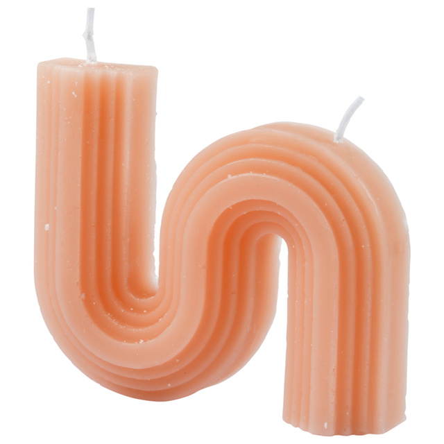 Lumanare decorativa in forma de val ARTY