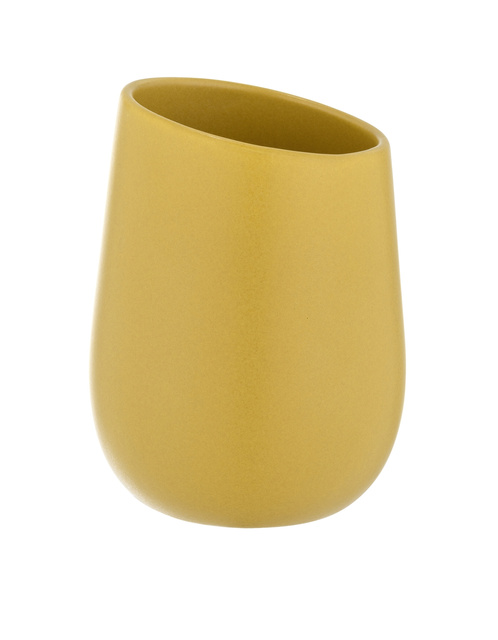 Pahar ceramic pentru periuțe de dinți BADI, gri, Wenko