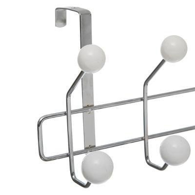 Cuier metalic pentru ușă cu 10 cârlige