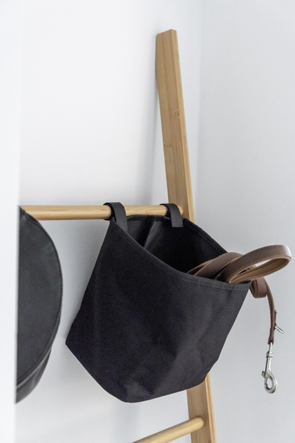 Suport pentru prosoape, 2 compartimente, bambus, Ecori, WENKO