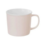 Cana din portelan cu maner NATURE, 380 ml, roz