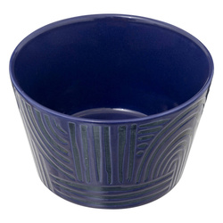 Bol ceramic cu model geometric SOLEYA, 570 ml