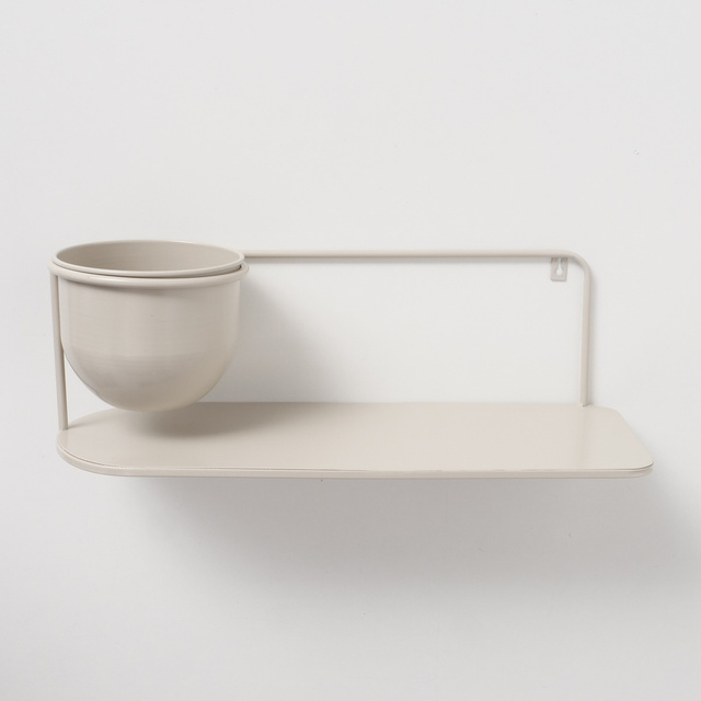 Raft metalic cu capac pentru plante PLUTO, 55 x 18 cm