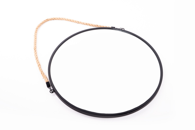 Oglindă rotundă de perete , Ø 37 cm