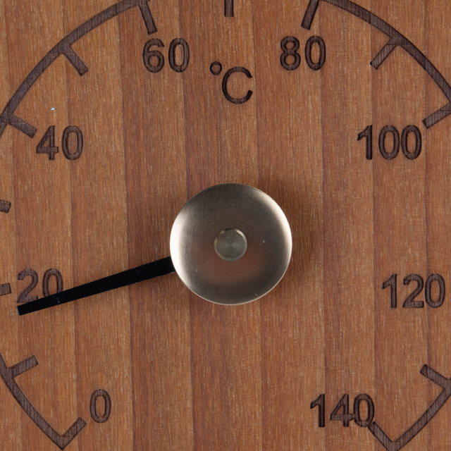 Termometru sauna, lemn de arin