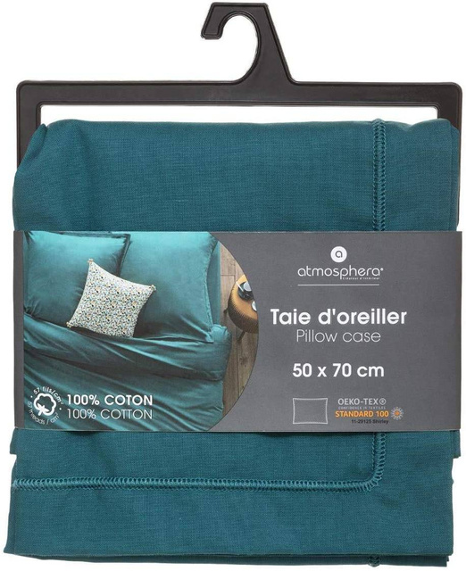 Fată de pernă din bumbac, 50 x 70 cm