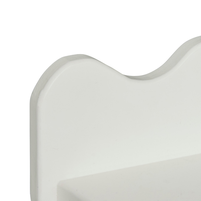 Raft suspendat pentru cărți SALINA val, 53 cm