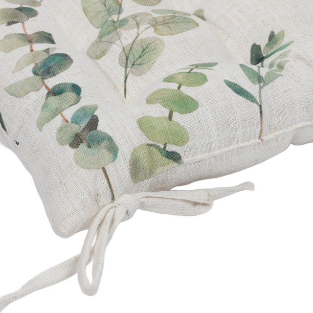 Perna de scaun cu model de plante, 40 x 40 cm