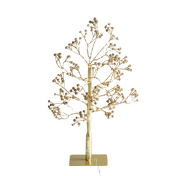 Decor luminos de interior, Brad auriu, 50 cm