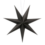 Stea decorativă din bambus pentru fereastră, KASSINA, Ø 40 cm, negru