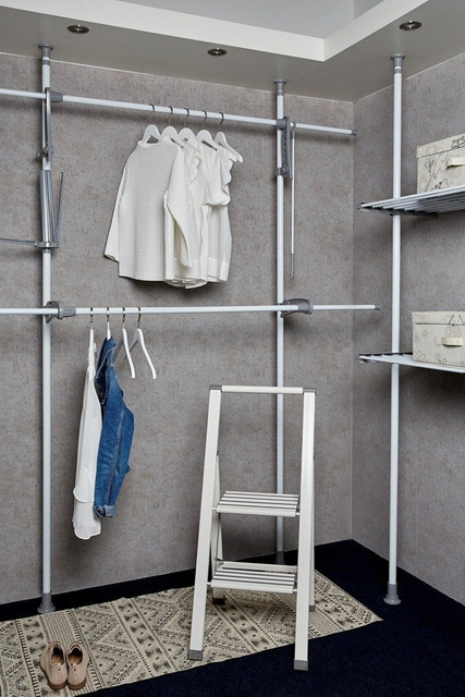 Scară din aluminiu, cu 2 trepte, WENKO, albă