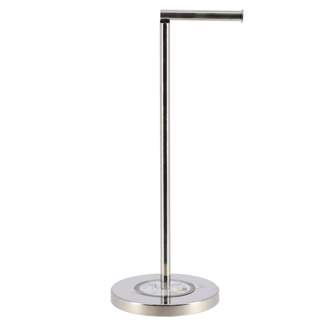 Suport de baie pentru hârtie cu loc pentru role suplimentare, înălțime 55 cm