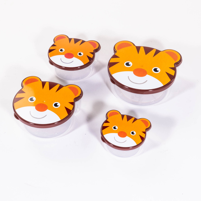 Set cutii cu motiv animal, 4 piese de diferite dimensiuni