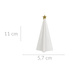 Brad decorativ cu stea, 11 cm