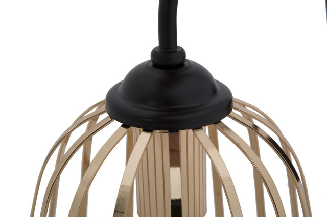 Aplica de perete cu abajur auriu, 18 x 25 x 28 cm