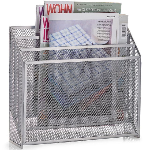 Suport ziare din otel, organizator pentru ziare si reviste, suport metalic pentru presa, ZELLER