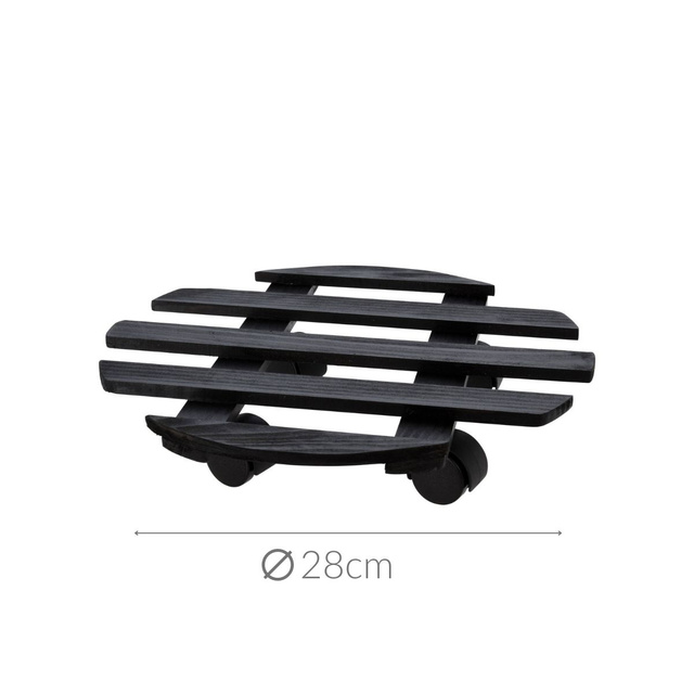 Suport pentru ghiveci cu roti, Ø 28 cm