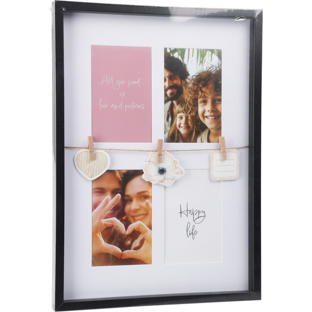 Rama foto cu decor, 31 x 27 x 43,5 cm