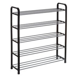 Pantofar 5 niveluri, 71x19,3x75,8 cm, Negru