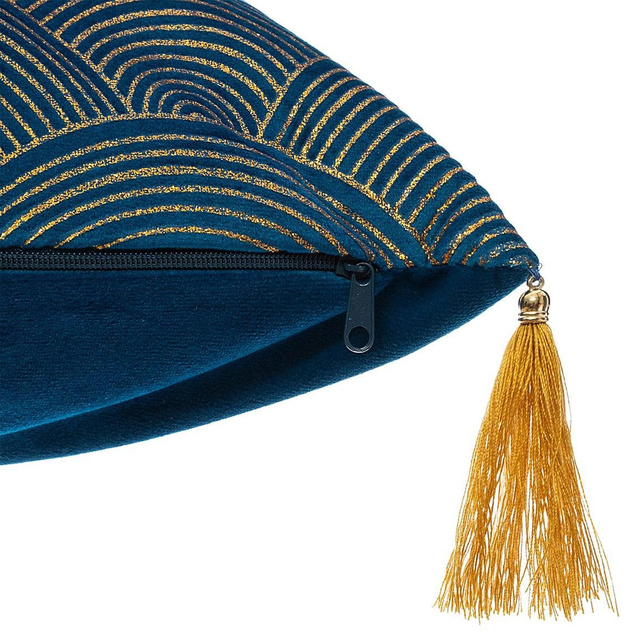 Perna decorativa cu franjuri, 40 x 40 cm