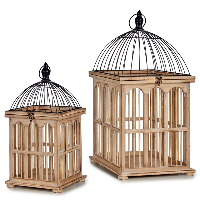 Suporturi decorative din lemn, set 2 buc.