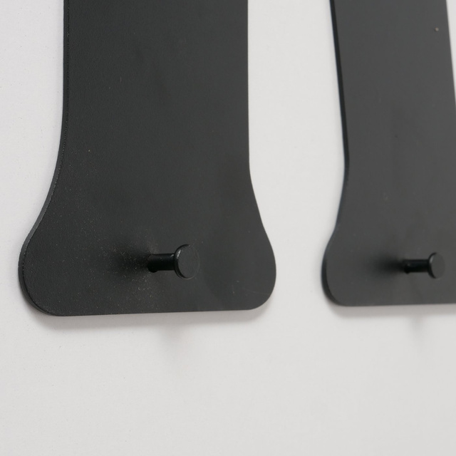 Umeraș de perete cu 3 cârlige HI, 38 x 30 cm