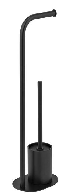 Suport hârtie igienică și perie WC LEVANTE, 2în1