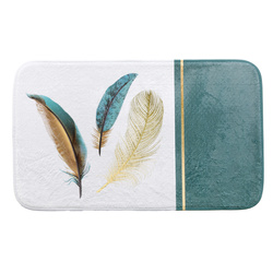 Covor de baie cu model auriu, PLUMISS, 45 x 75 cm