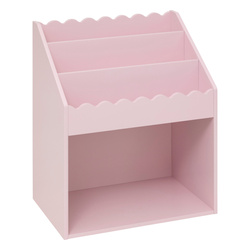 Raft pentru cărți pentru copii WAVE cu volănaș, 48 x 32 x 60 cm