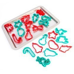 Tava de copt + forme pentru prajituri, set de Craciun