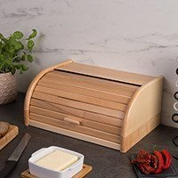Cutie de pâine din lemn, recipient pentru pâine, 40x28x18cm, ZELLER