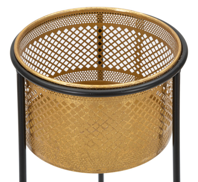 Ghiveci ajurat pe suport, Ø 25 cm